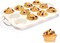 Silicone 12-Cup Muffin Pan with Metal Frame & Handles, Nonstick BPA-Free (Confetti)